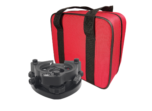SitePro 05-1200-BBAG 1200 Swiss-Style Tribrach With Optical Plummet, Black With Padded Soft Case