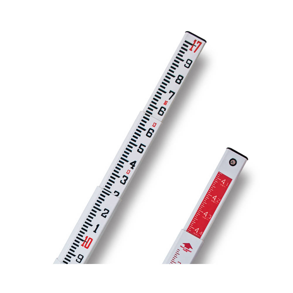 SitePro 17ft Surveyors Fiberglass Leveling Rod (SPR) (Tenths) | 11-SPR17-T