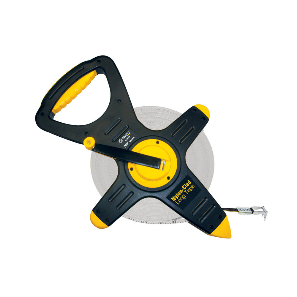 SitePro 200 ft. Nyclad Dual-Sided Steel Tape w/ 10th Graduation | 32-20010B