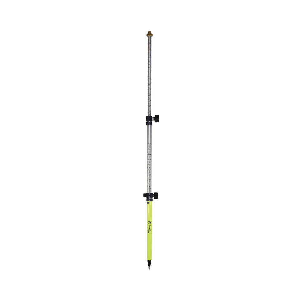 SitePro 5.1ft Mini Prism Pole w/Twist Lock (Tenths/Metric) (Fluorescent Yellow) | 07-4705-TMA-FY