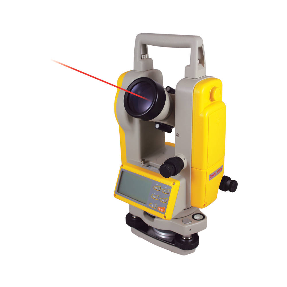 David White 5-Sec. Laser Sight Digital Theodolite with Optical Plummet (DT8-05LS) | 46-D8897