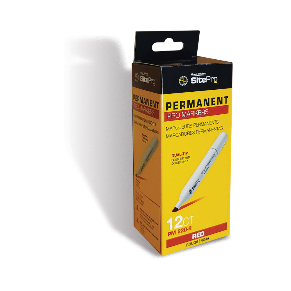 SitePro Red Permanent Markers | 17-PM220-R
