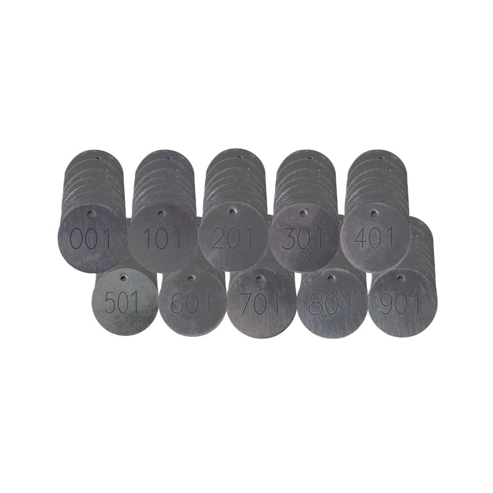 SitePro 1.25" Round Aluminum Tree Tags (Pack of 1000) | 19-TAGPK1000-AR