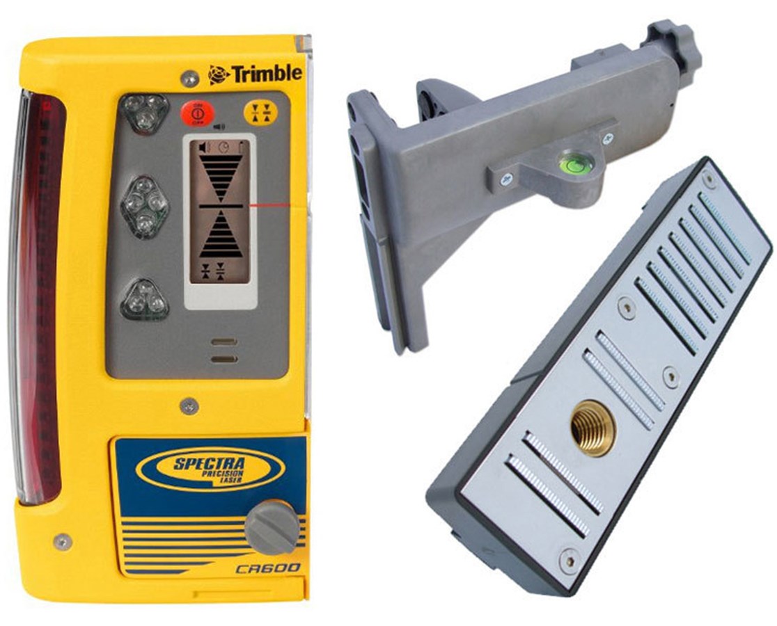 Spectra Precision GL720-10 Dual Grade Laser Package with CR600 Receiver and Case