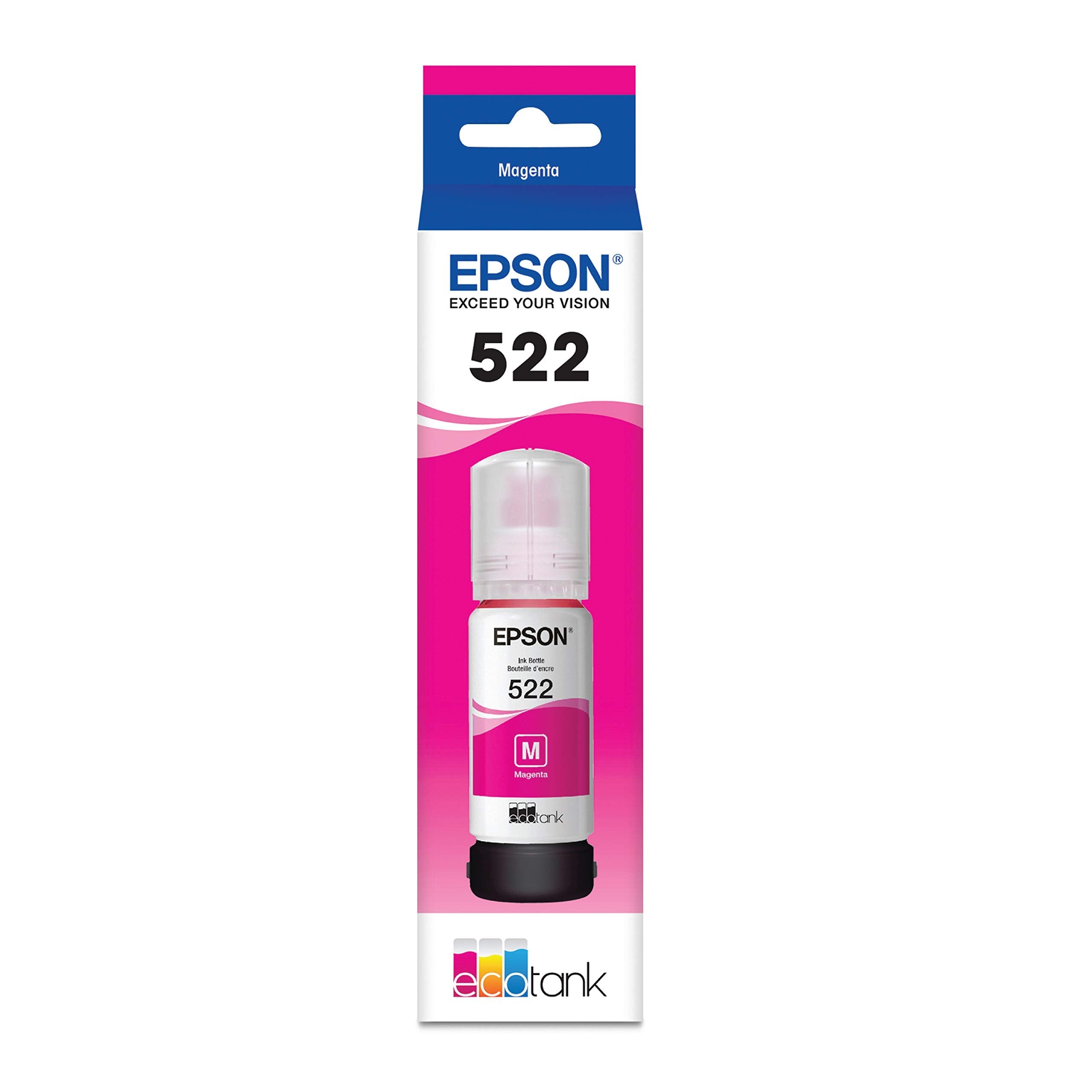 New, Pre-Owned - Epson 522 High-Yield Magenta Ink Cartridge, T522320