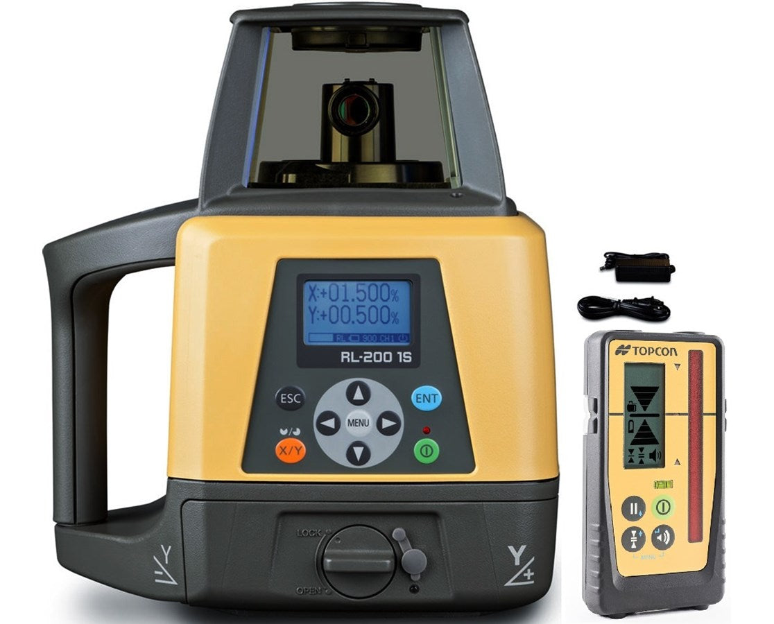 RL-200 1S Single Grade Laser with LS-100D Laser Receiver & Rechargeable Battery | 314910782