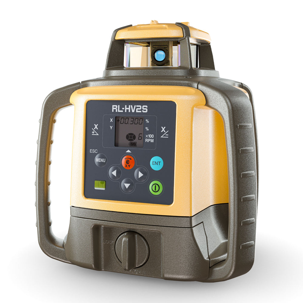 Cut & Fill Grade Rod w/ Topcon RL-HV2S Dual Grade Laser & Premium Tripod