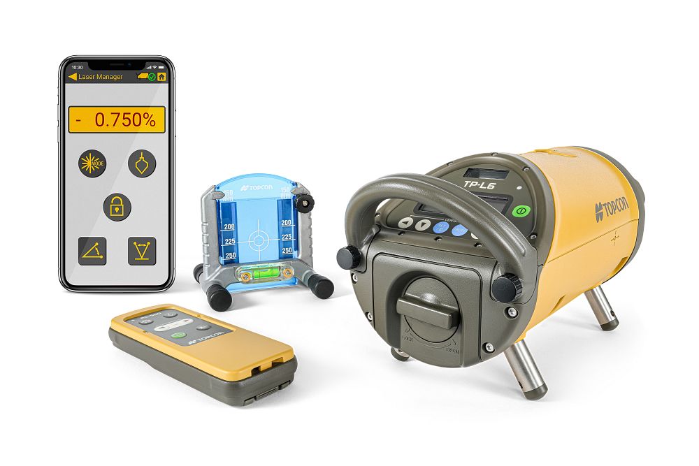 Topcon TP-L6 Pipe Laser For Trenching, Sewers, Tunneling, and Pipe Alignment