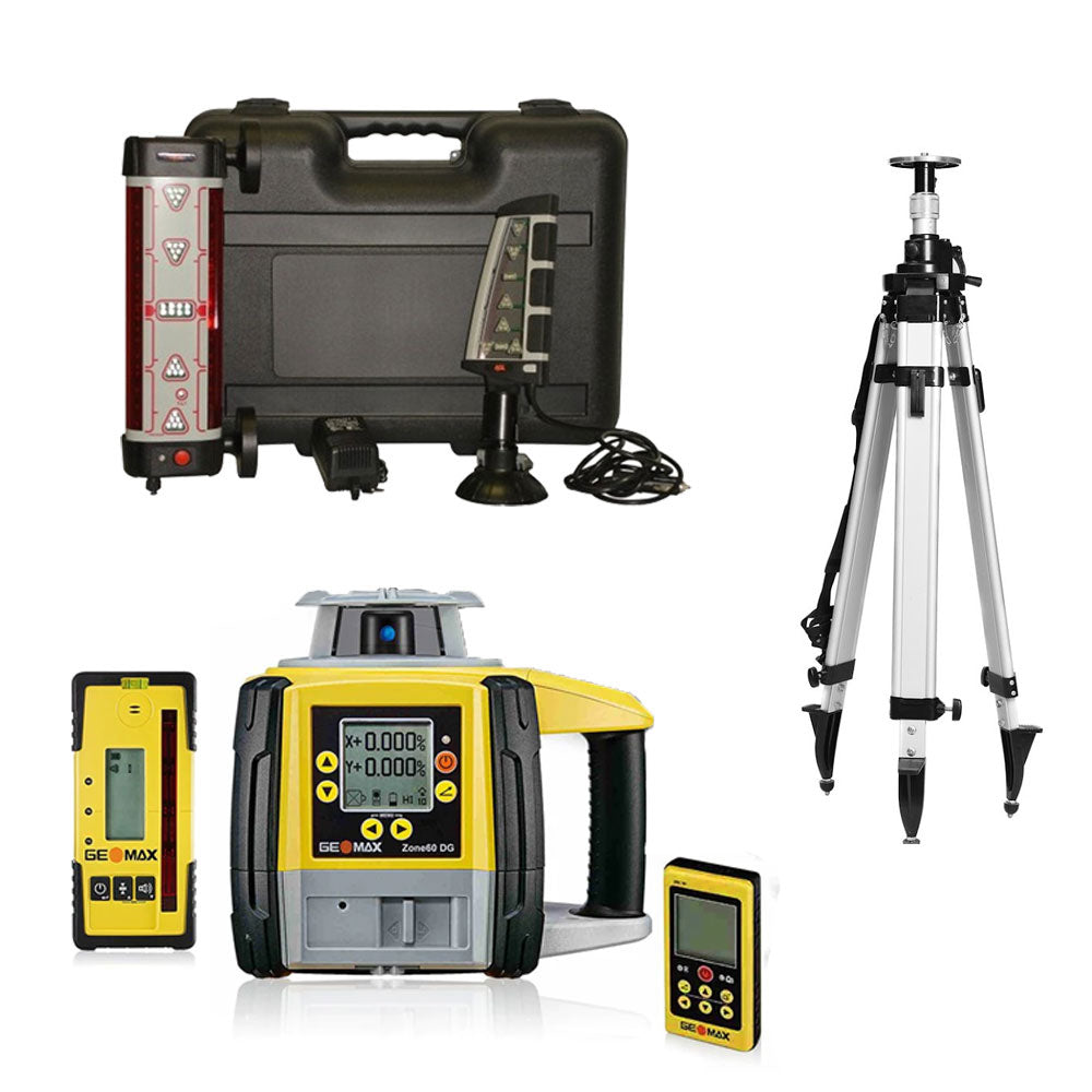 GeoMax Premium Machine Control & Dual Grade Laser Package For Excavators