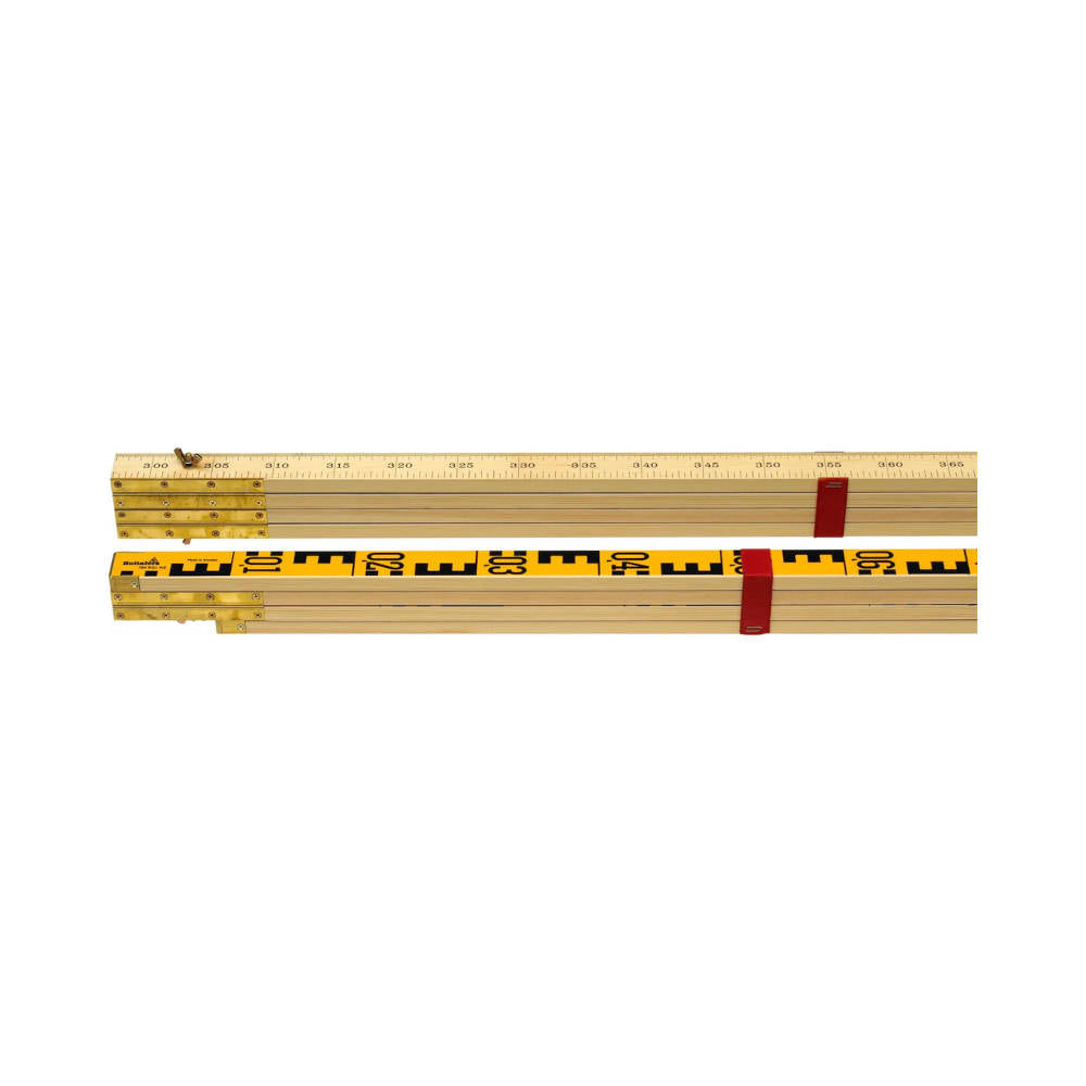 Hultafors Tools 4m 4-Section Wood Leveling Rod