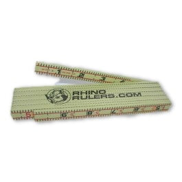 ChrisNik 355125 6' Rhino Folding Ruler 10ths & Inches