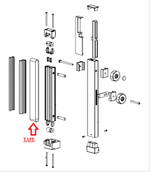 LaserLine 1000-1023 Replacement Tape for 10' Cut/Fill Rod