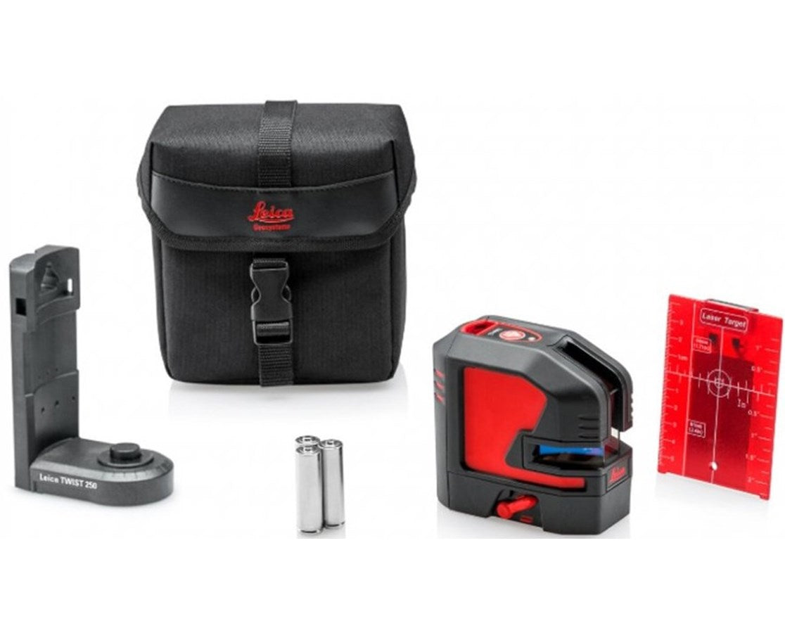 Leica 848435 Lino L2s Cross-Line Laser Level w/ Alkaline Batteries & Pouch