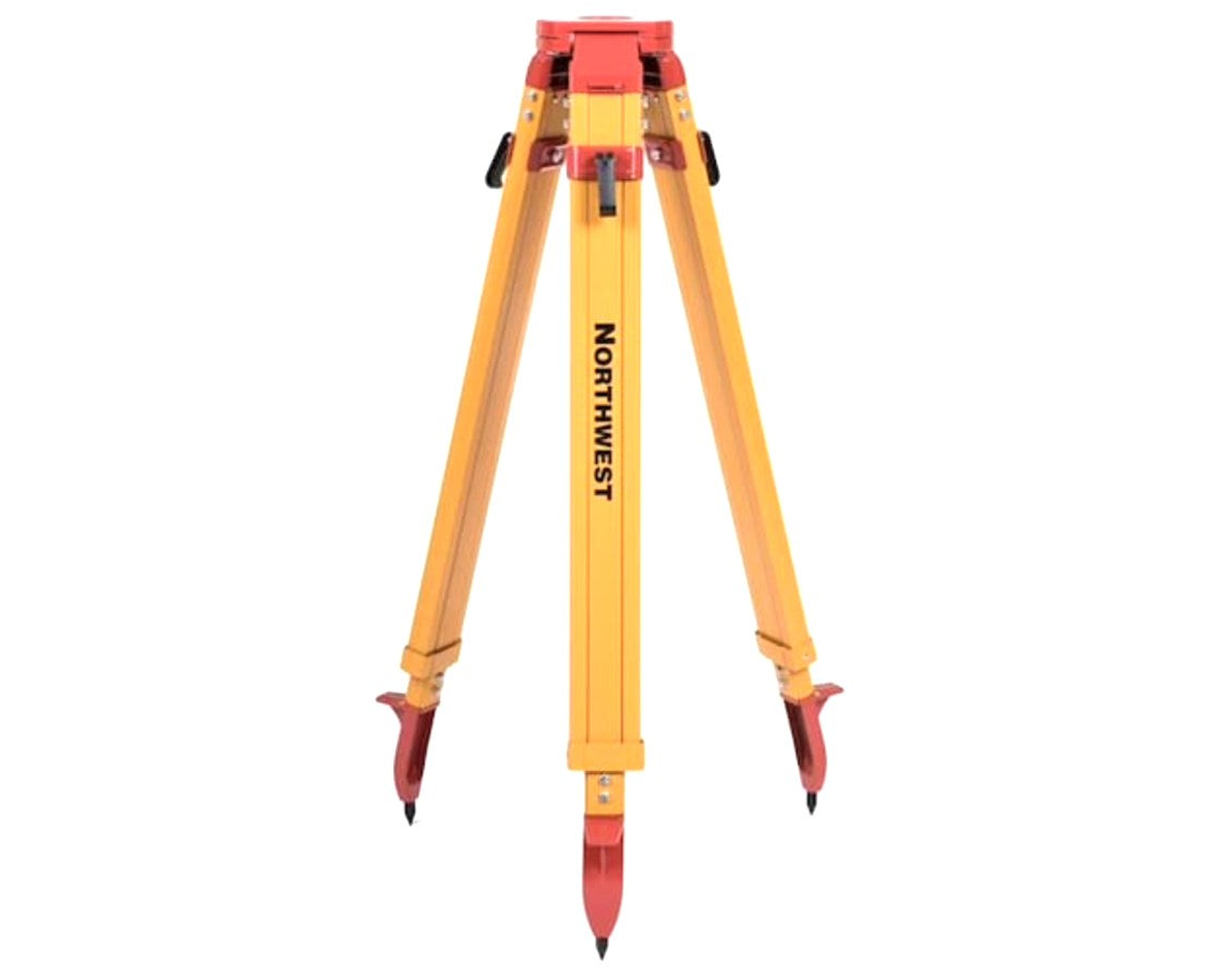 NWI NAT93 Premium Aluminum Survey Tripod Flat Head