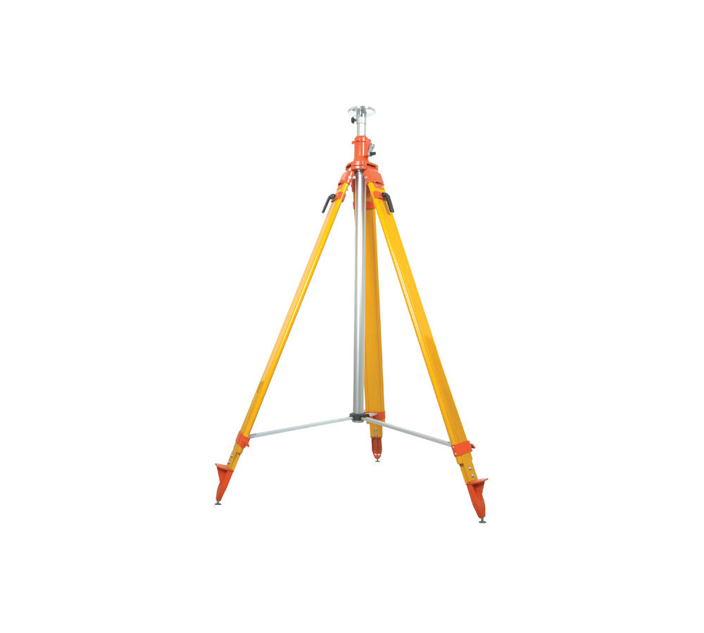 Seco Heavy Duty Fiberglass Elevating Tripod w/Dual Clamp | 5321-17-ORG