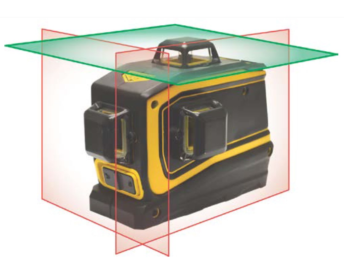 Spectra Precision LT58G-3 Green Beam Line Laser Level w/ M156 Trivet Plate & Target