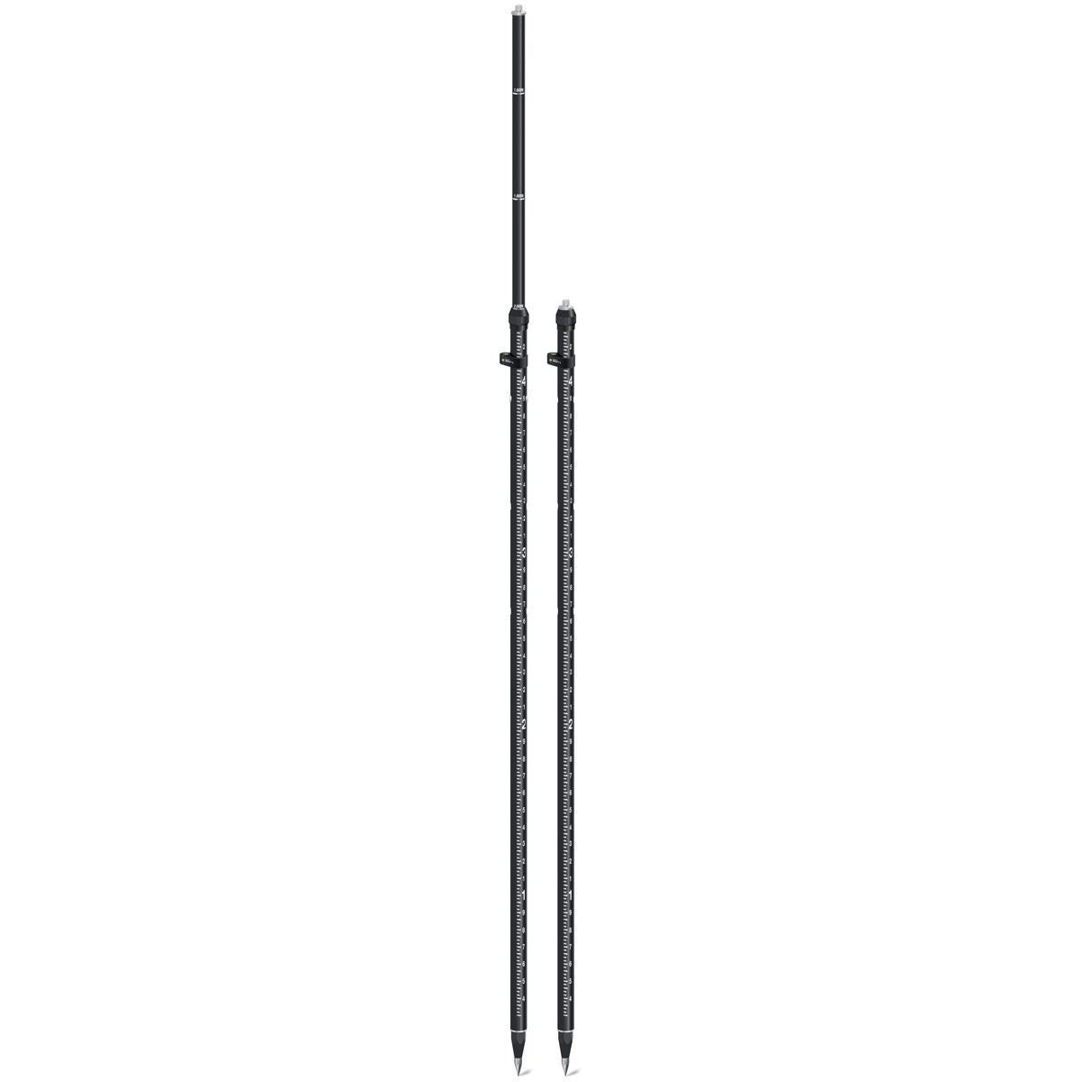 SitePro 09-2222-GT 2.2 Meter Carbon Fiber Rover Rod, 3 Position Snap-Lock, 10ths