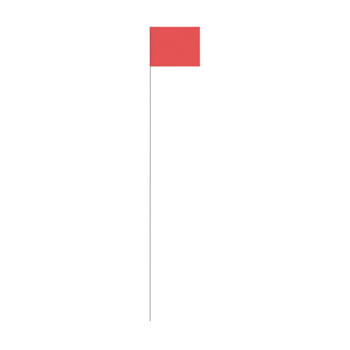 SitePro 4x5x30 inch Red Salamander Stake Flags | 19-F4530-R