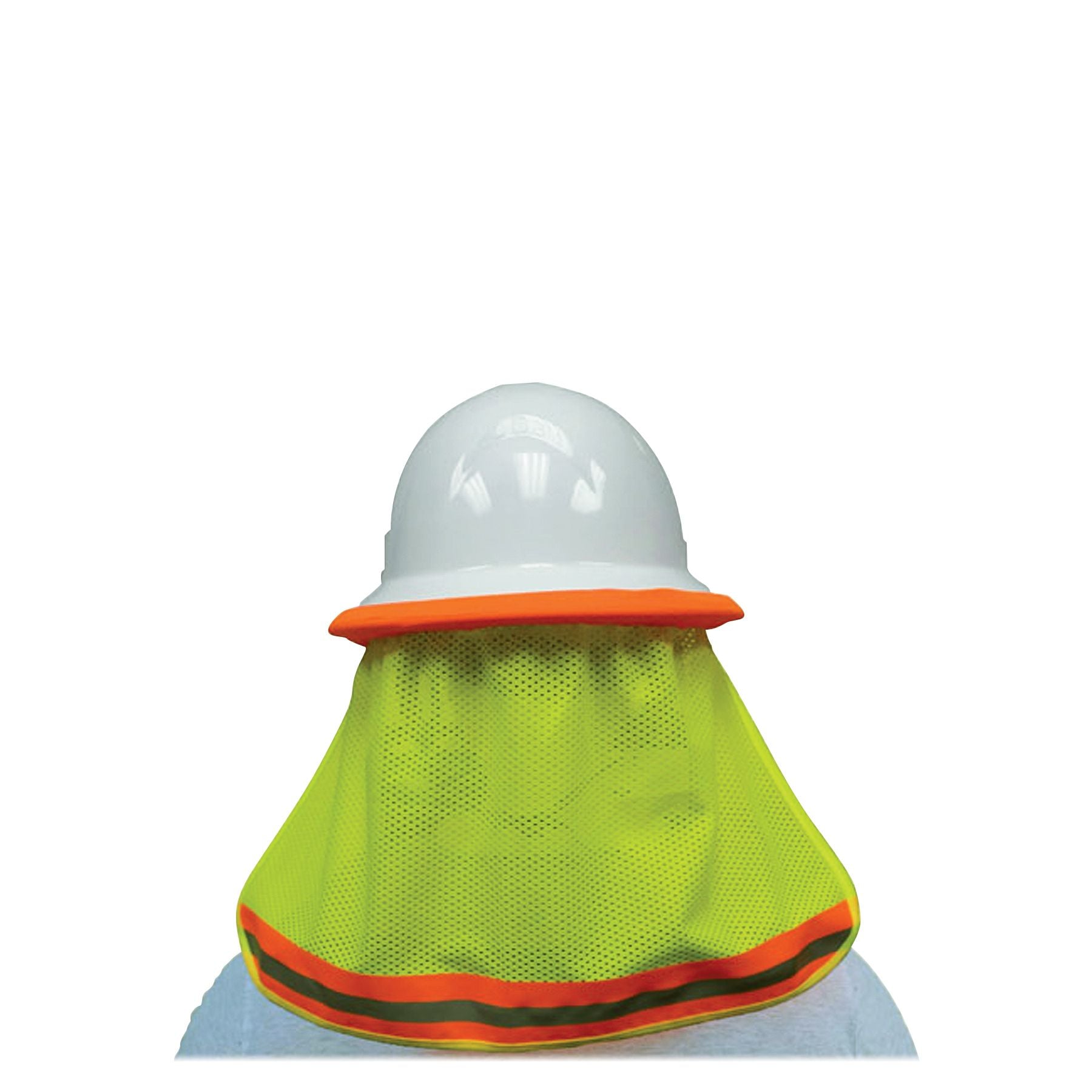 SitePro 23-SNC5500 Neck Shade for Hard Hats, Safety Flo-Lime