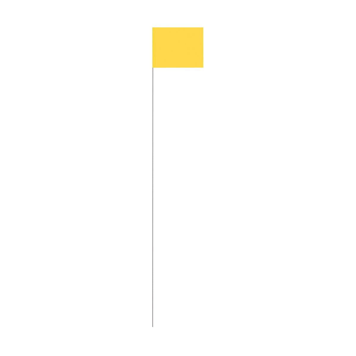SitePro 4x5x21 inch Yellow Salamander Stake Flags | 19-F4521-Y
