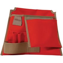 Seco 8046-20-ORG Construction-Style Tool Pouch with Rhinotek Lining