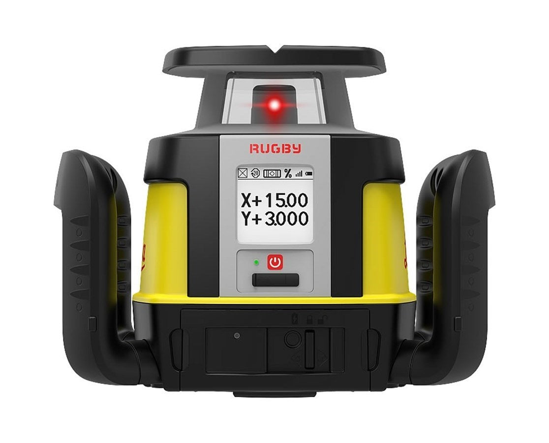 Leica 6016032 Rugby CLA Active Rotary Laser Level w/ CLX 700 Function - Auto Dial-In Dual Grade