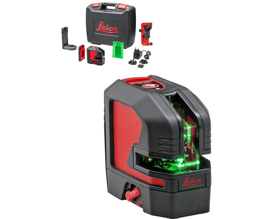 Leica 864420 Lino L2G Green Cross-Line Laser Level Complete Kit