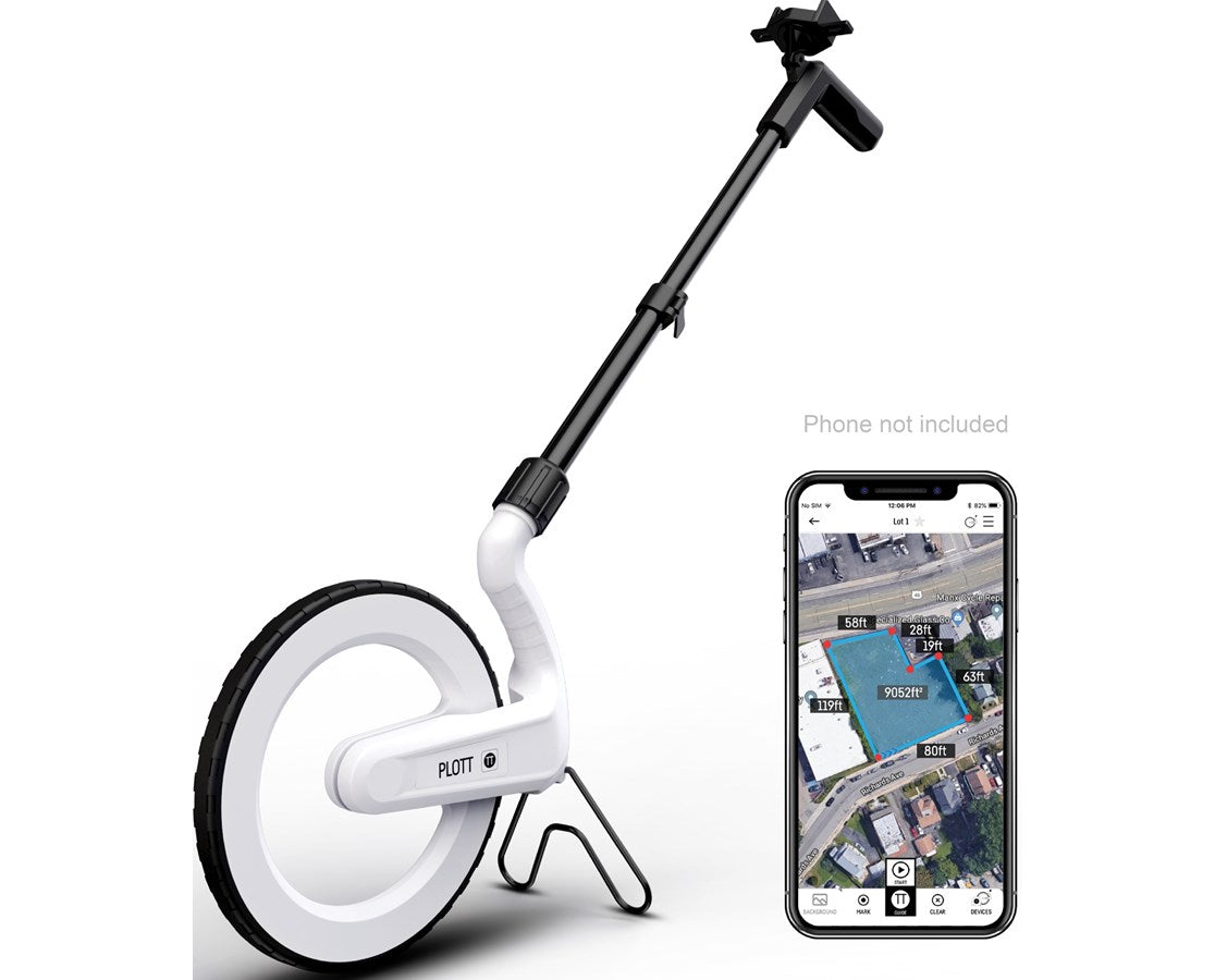 Plott Carta Digital Measuring Mapping Wheel w/Sprayer 10003