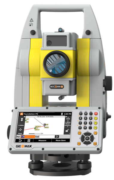 GeoMax 6017094 Zoom75, 5" Robotic Total Station A5 Package