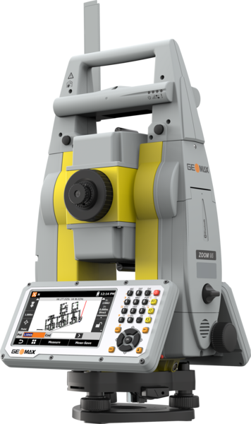 GeoMax 6017103 Zoom95, A5, 5" Robotic Total Station Package