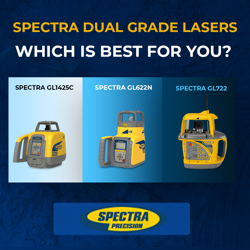 Spectra Dual Grade Lasers - The GL1425C, GL622N, GL722