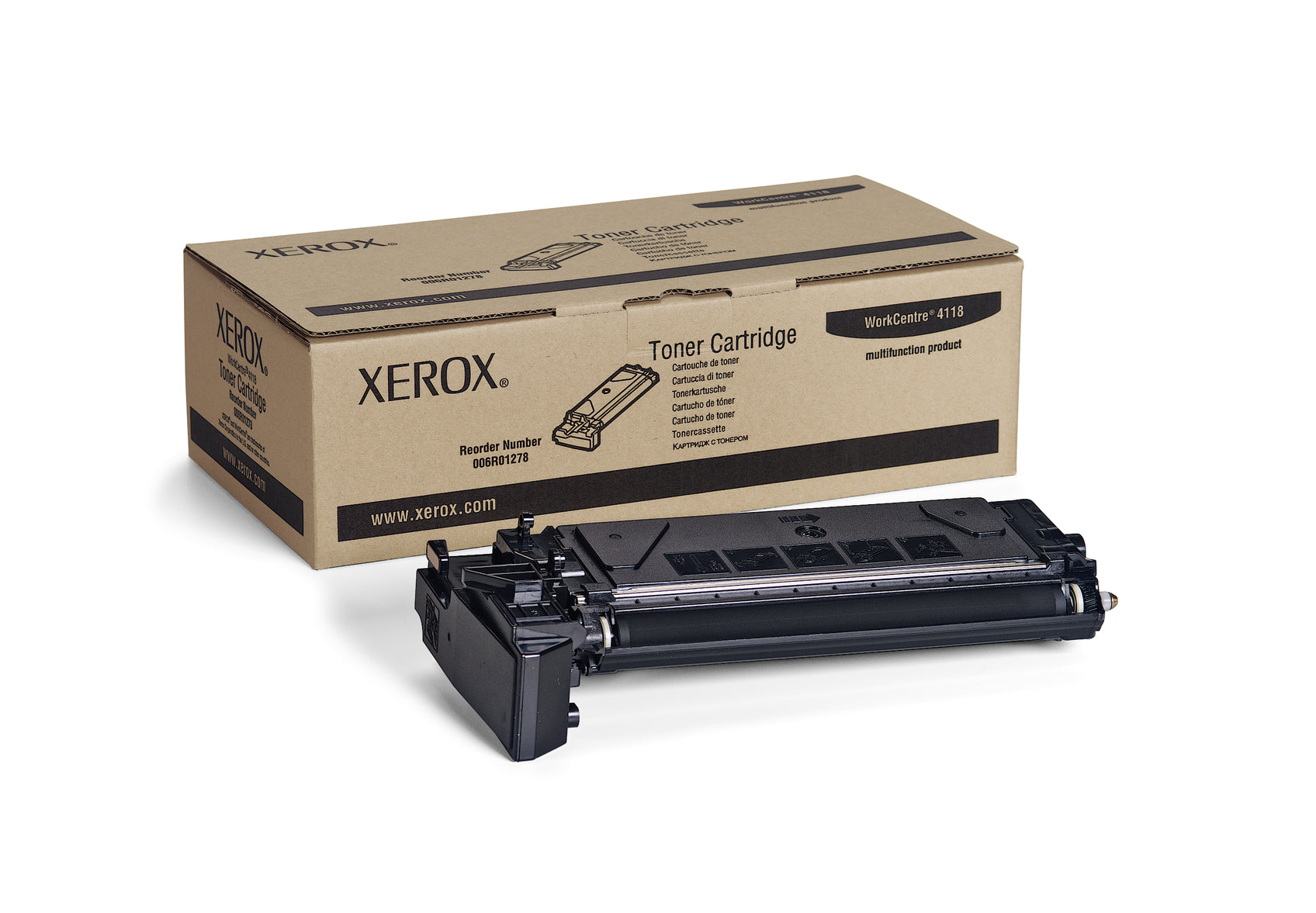New, Pre-Owned - Xerox FaxCentre 2218/ WorkCentre 4118  Black Laser Toner Cartridge, 006R01278