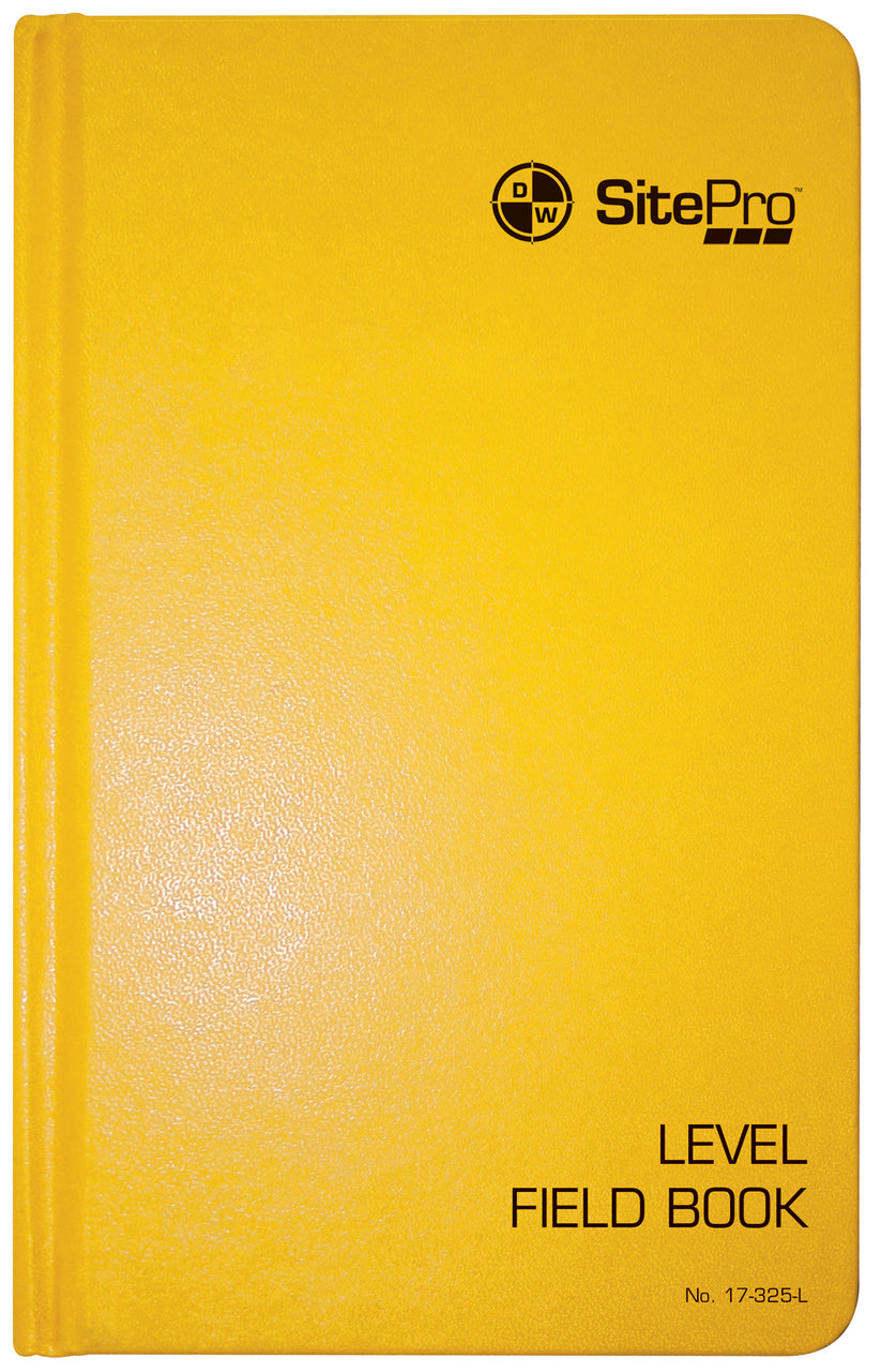 SitePro 17-325-L Level Field Book