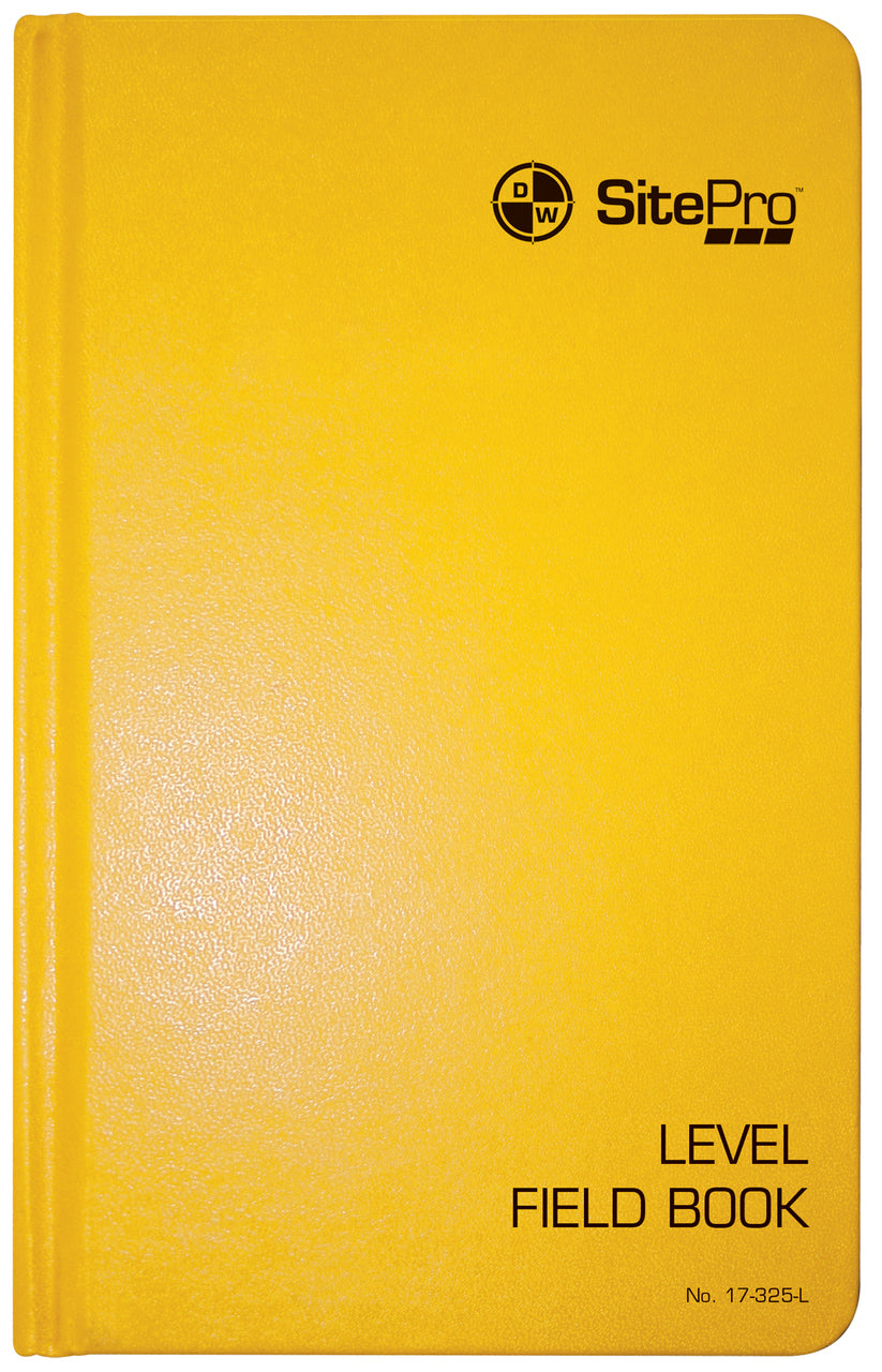 SitePro 17325L Level Field Book