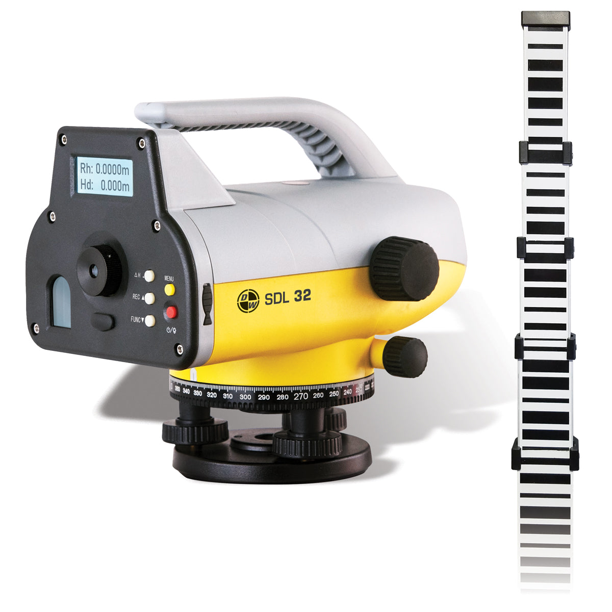 SitePro 25-SDL32 SDL 32 Digital Auto Level with Barcode Leveling Rod