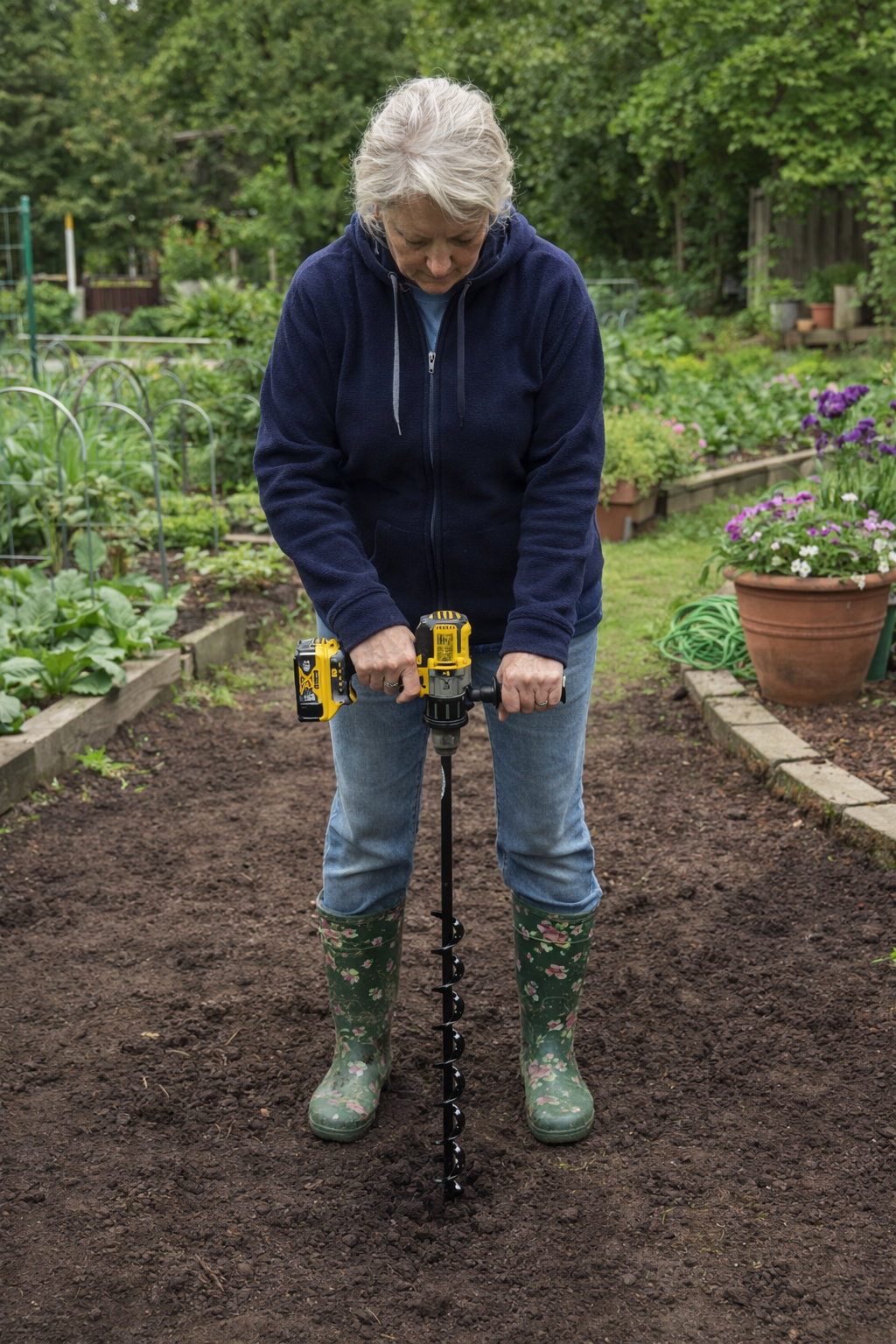 Tree Planting Auger Bit (2" x Standing Lengths)