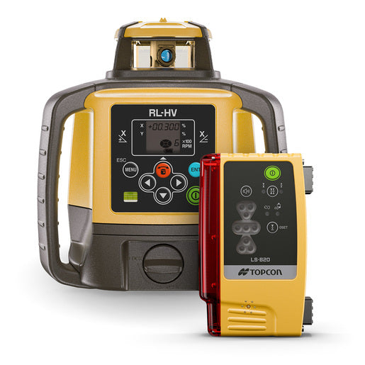 Topcon RL-HV2S Grade Laser Package,  LS-80X, LS-B20 Machine Control Receiver - 1071660-01