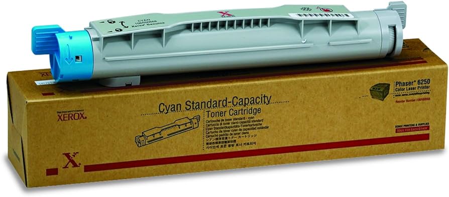New, Pre-Owned - Xerox 106R00672 Cyan Standard Toner Cartridge, Phaser 6250