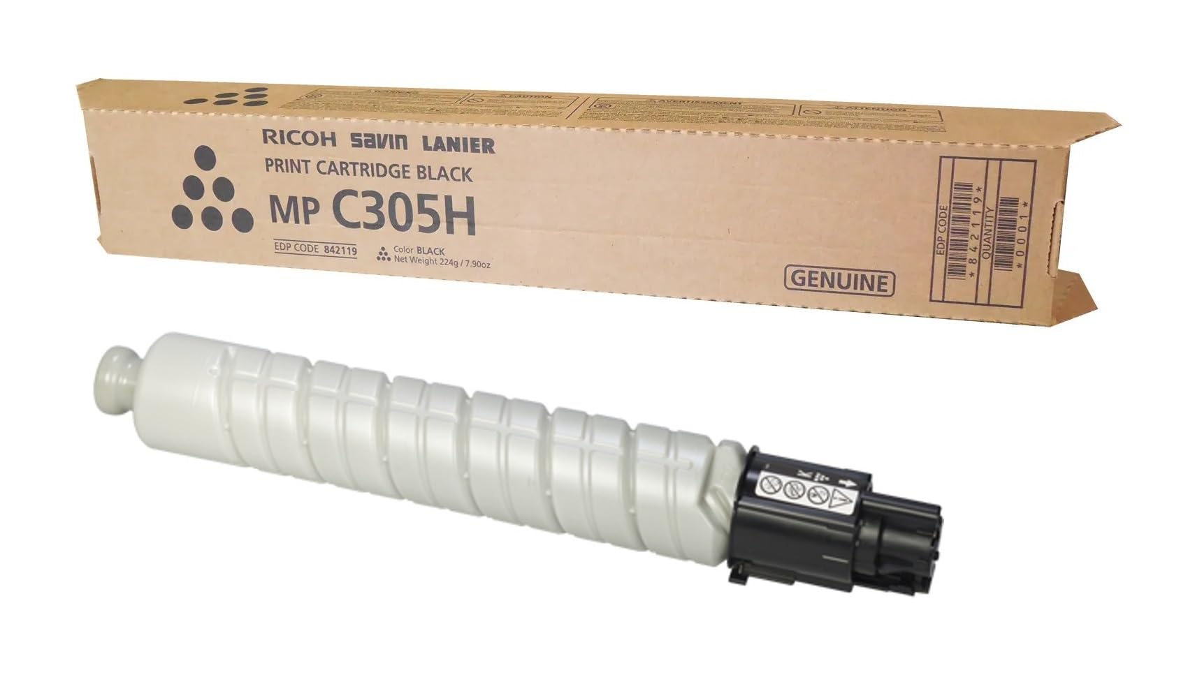 New, Pre-Owned - Ricoh MP C305H Black Toner Cartridge, 841621