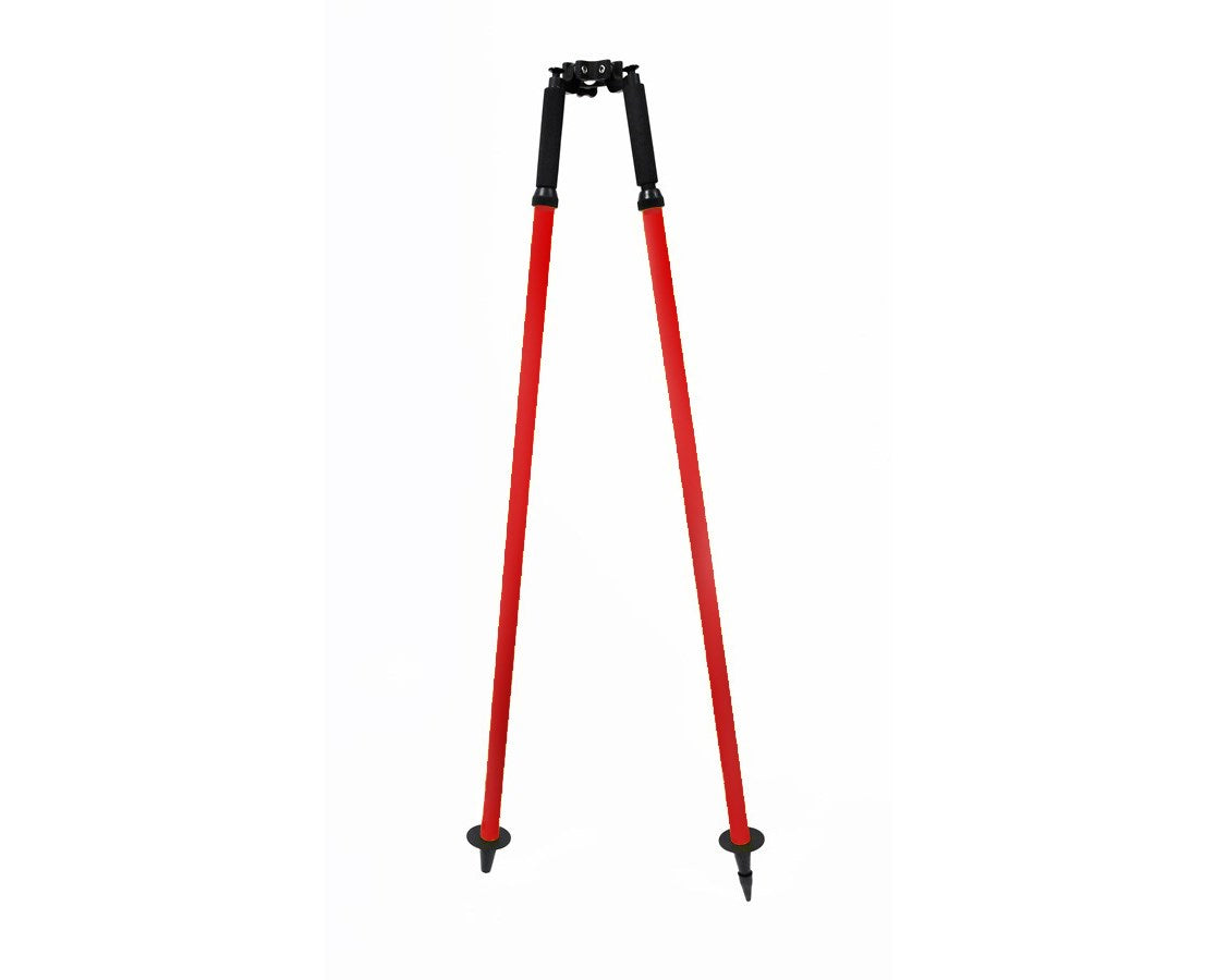 Thumb Release Aluminum Survey Bipod - Red