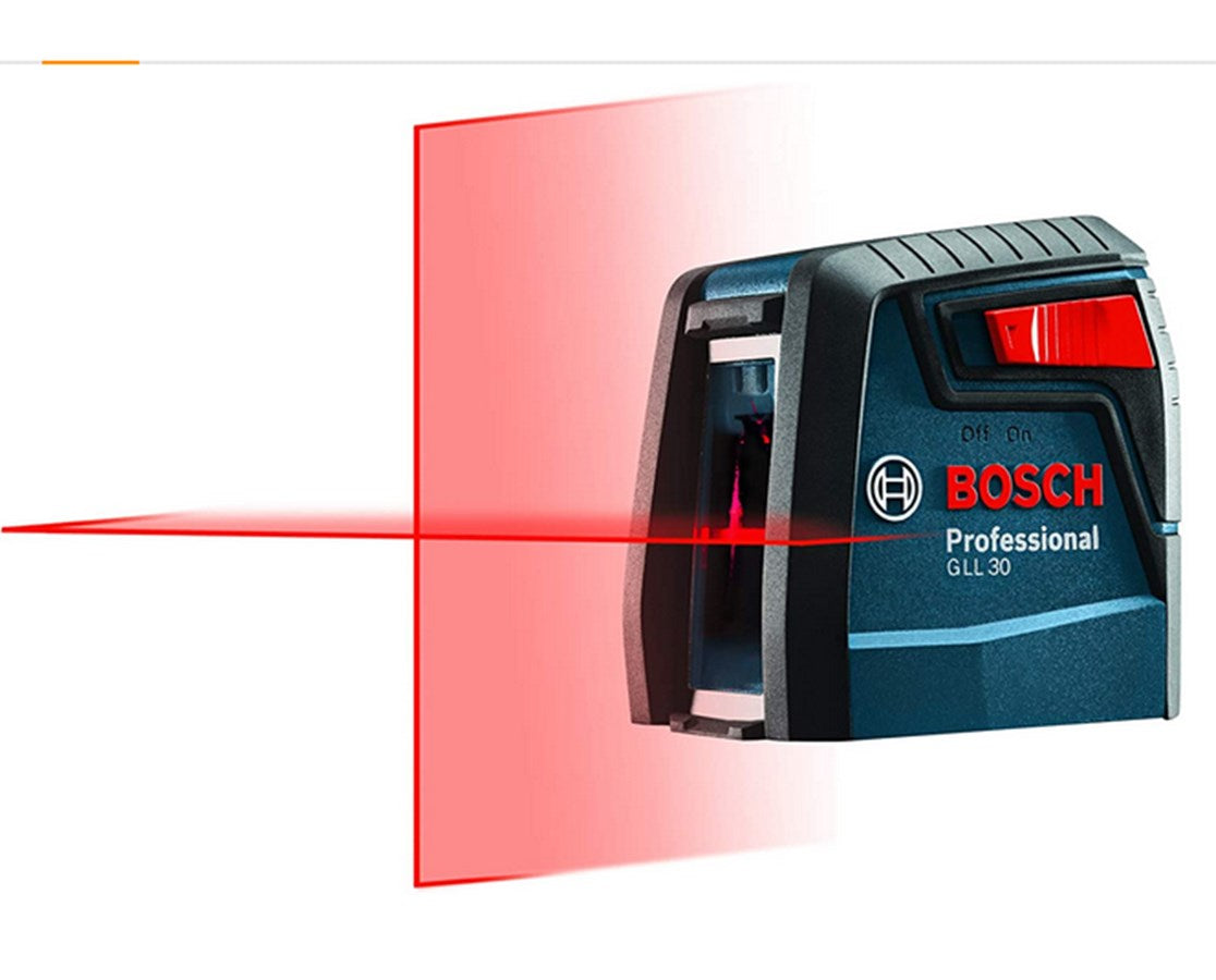 Bosch GLL 30 Self-leveling Cross-Line Laser with clamping mount