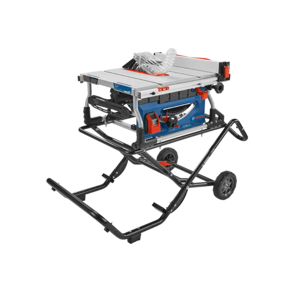 Bosch Professional 10 inch Worksite Table Saw w/Gravity-Rise Wheeled Stand | GTS15-10