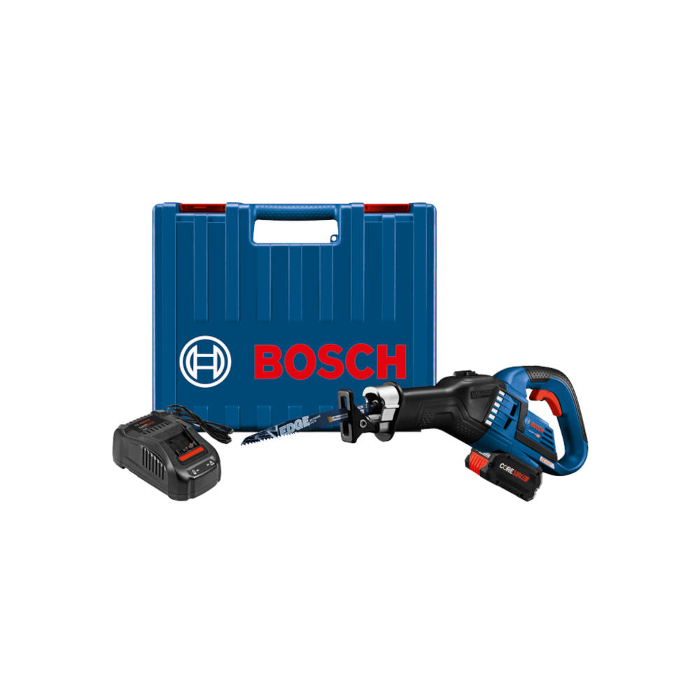 Bosch 18V EC Brushless 1-1/4 In Stroke Multi-Grip Reciprocating Saw w/Li-Ion Battery | GSA18V-125K14A