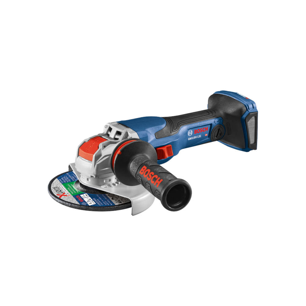 Bosch 18V X-LOCK Connected-Ready 5–6 In. Angle Grinder with Slide Switch | GWX18V-13CN