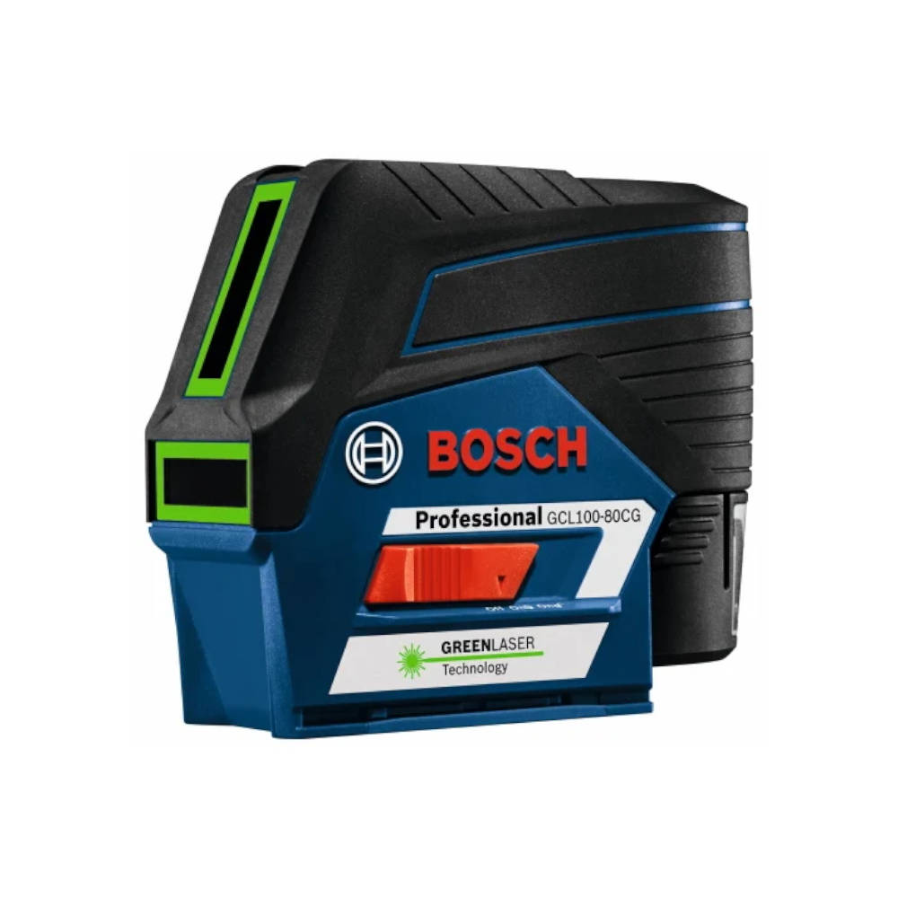 Bosch GCL100-80CG Connected Green-Beam Cross-Line Laser with Plumb Points
