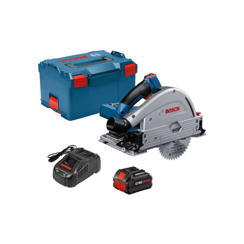 Bosch PROFACTOR™ 18V Connected-Ready 5-1/2 In Track Saw w/CORE18V Batteries | GNB18V-12K14