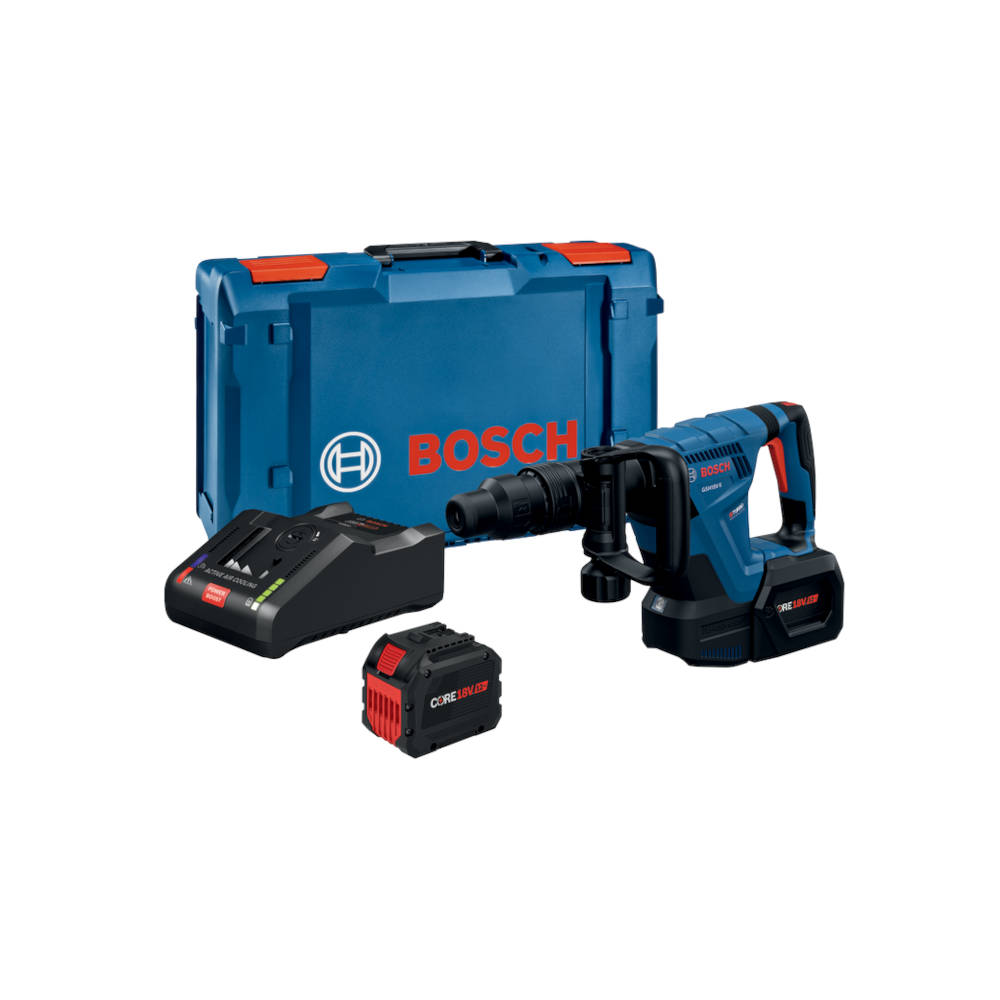 Bosch PROFACTOR™ SDS-max® Demolition Hammer w/L-Boxx-2 & PROFACTOR™ Batteries | GSH18V-5L212