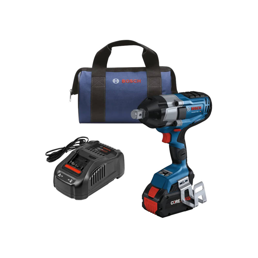 Bosch PROFACTOR™ 18V Connected 3/4 In Impact Wrench with CORE18V Batteries | GDS18V-770CB14