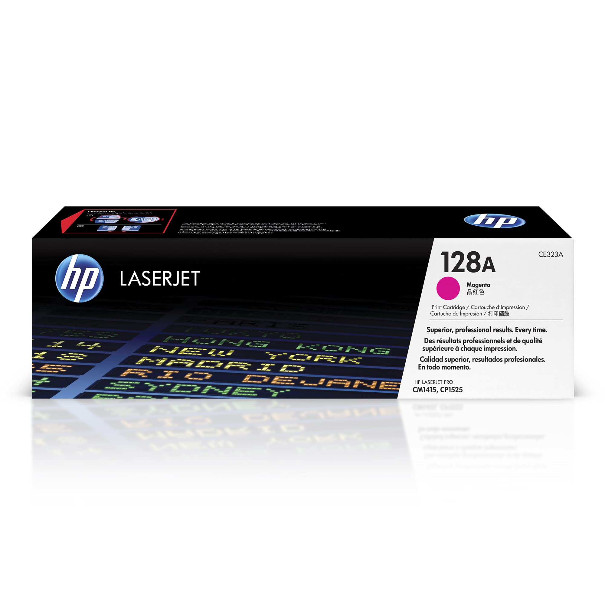 New, Pre-Owned - HP 128A Standard Yield Magenta Toner Cartridge, CE323A