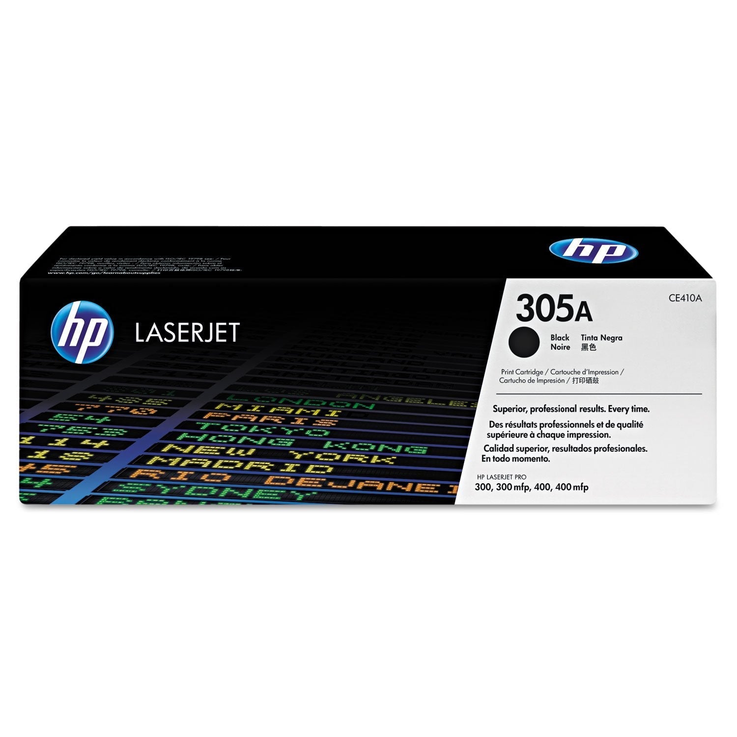 New, Pre-Owned - HP 305A Standard Yield Black Toner Cartridge, CE410A